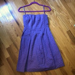 JCrew strapless dress with pockets